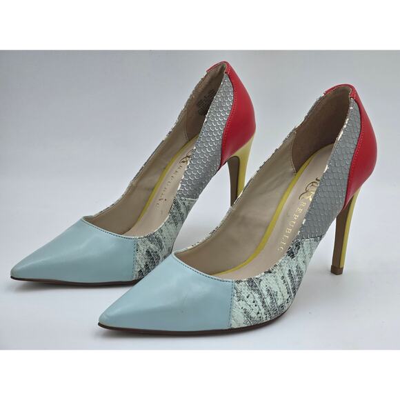 Rock & Republic Women’s Size 8 Multicolor Pointed Toe High Heel Pumps - Picture 1 of 9